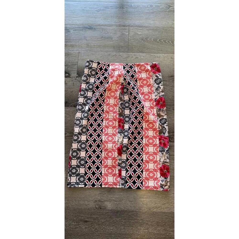 NYCC‎ New York Clothing Co S Multi-Patterned Skirt